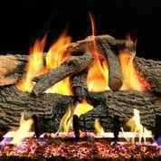 Peterson G52 Series 18" Charred Evergreen Oak Vented Gas Log Set