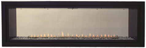 Empire 48" Boulevard See-Thru Linear Fireplace with Electronic Remote