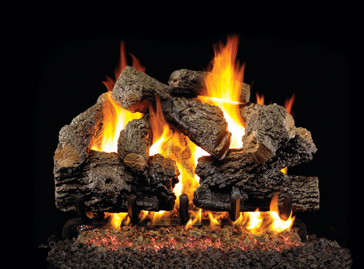 Peterson Realfyre 18/20" See Thru Charred Royal English Oak Vented Gas Log Set