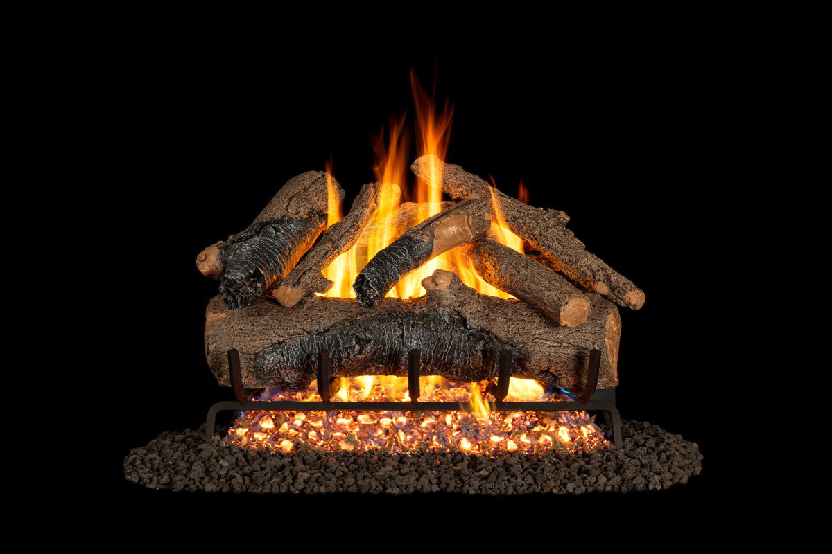 Peterson 18"Colonial Oak Vented Fiber Ceramic Logs