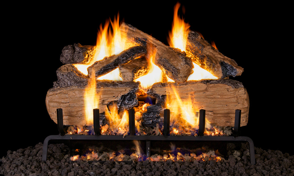 Peterson G31 Series 24" Standard Charred Split Vented Gas Log Set