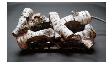 Empire 24" Birch Logs, 6-pc.,Birch, Burncrete