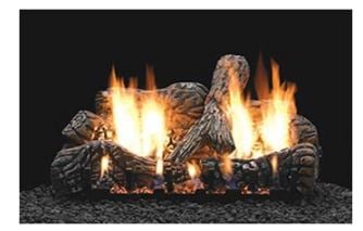 Empire 30" Charred Oak Gas Log Set