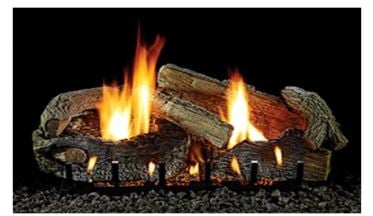 Empire 30" Stacked Aged Oak Gas Log Set