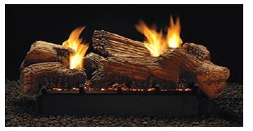 Empire 30" Stone River Multi Sided logs, Ceramic Fiber