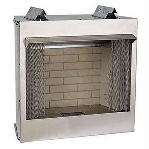 Empire Outdoor 42" Stainless Steel Vent Free Firebox with Flush Front, Refractory Liner