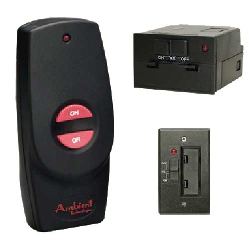 Monesson Hand-held On/Off with battery receiver and wall cover plates.
