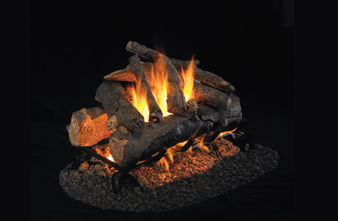 Peterson 18" American Oak Vented Gas Log Set
