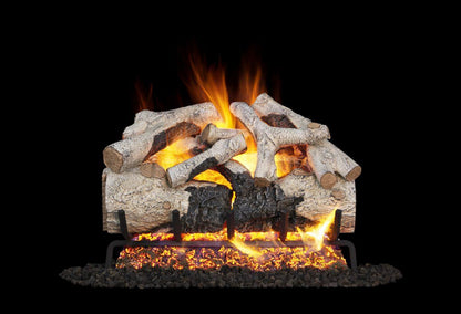 Peterson 18" Burnt Aspen Vented Gas Log Set