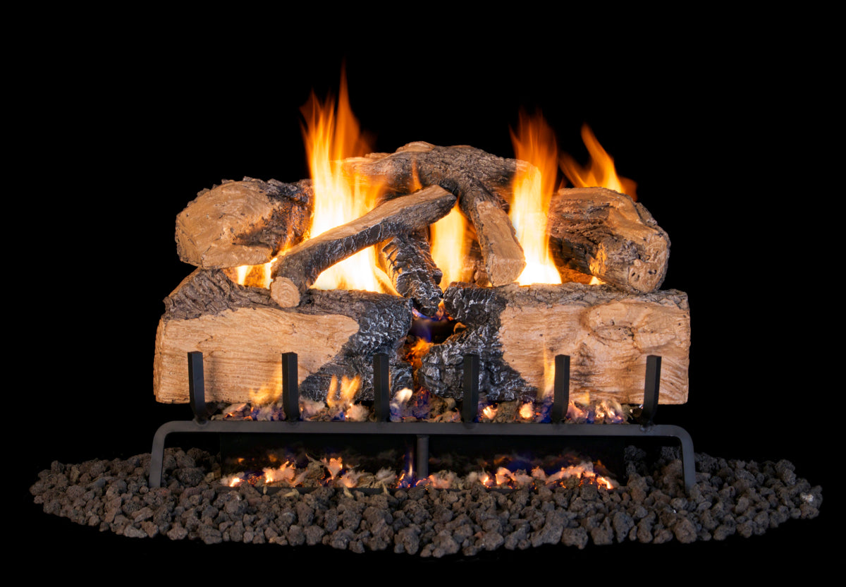 Peterson Real-Fyre 24" Charred Angel Split Oak Vented Gas Logs