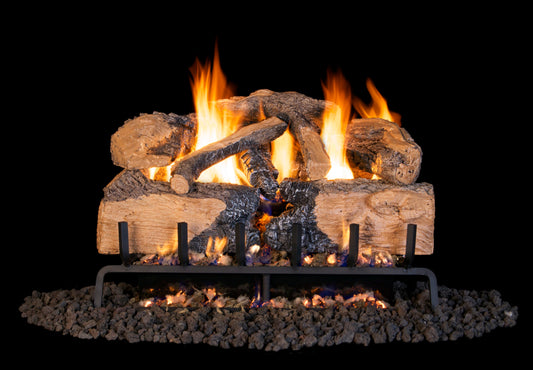 Peterson Real-Fyre 24" Charred Angel Split Oak Vented Gas Logs