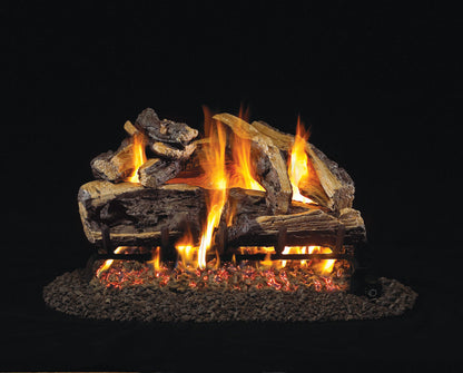 Peterson Realfyre 30" Standard Charred Rugged Split Oak Gas Log Set