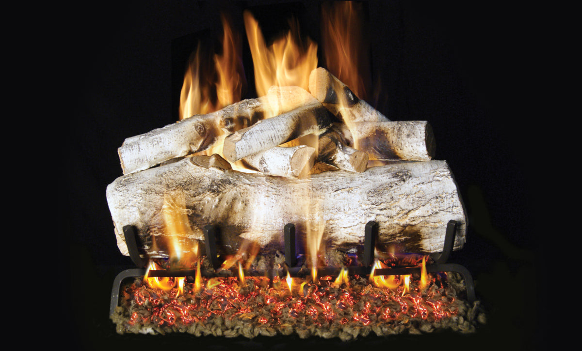 Peterson 24" Standard Mountain Birch Vented Gas Logs