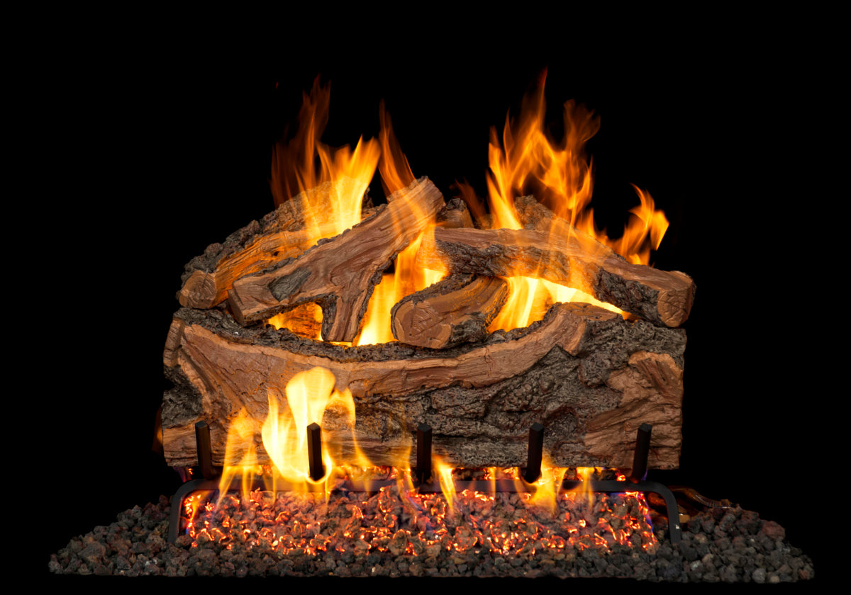 Peterson 24" Rugged Forest Split Vented Gas Logs
