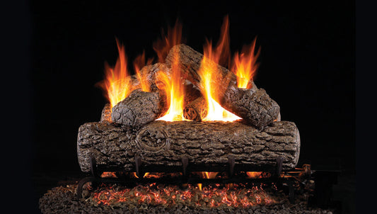 Peterson 18" Golden Oak Vented Gas Logs
