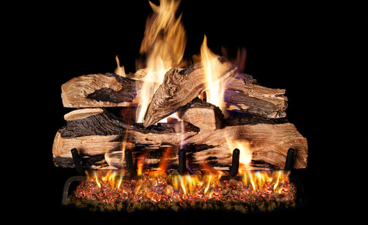 Peterson 36" Standard Split Oak Designer Plus Vented Gas Log Set