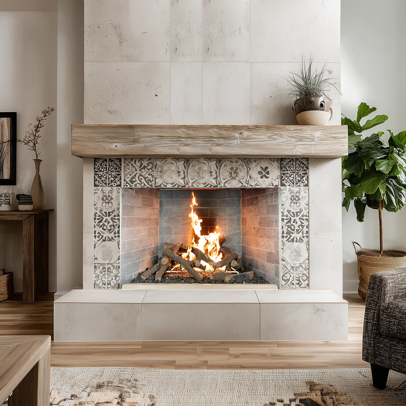 Majestic Wood-Burning Fireplaces
