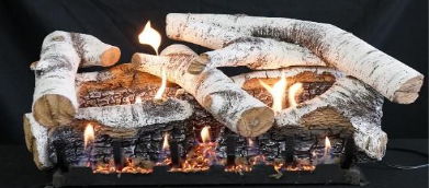 Empire 24" Super Birch Gas Log Set