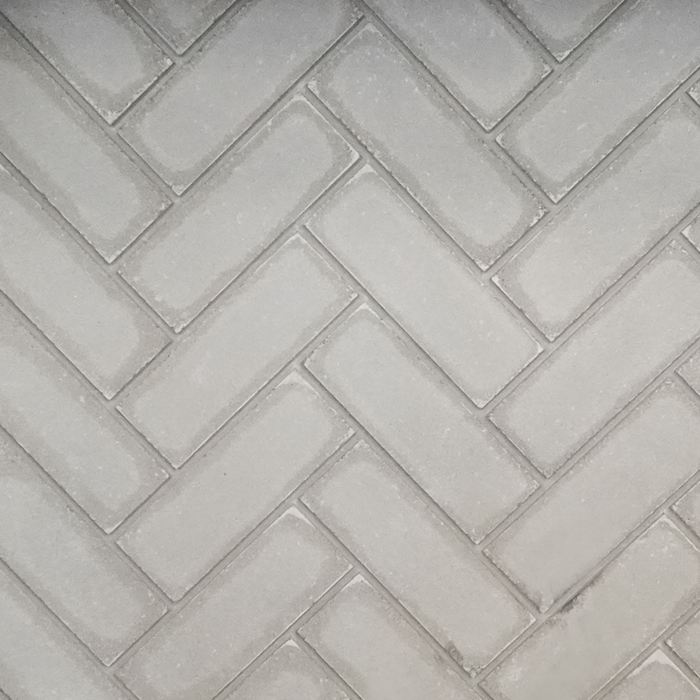 Empire Blackburn 36” Herringbone Brick Set Gray