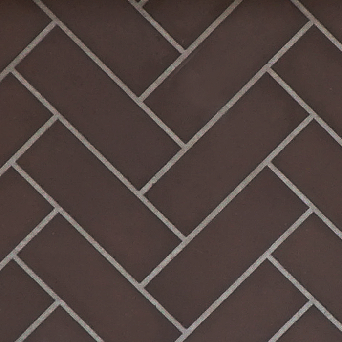 Empire Blackburn 36” Herringbone Brick Set Mocha