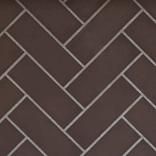 Empire Blackburn 36” Herringbone Brick Set Mocha