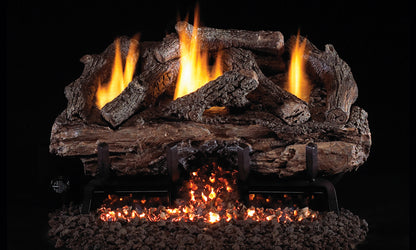 Peterson G10c Series 30" Charred Aged Split Vent Free Gas Log Set