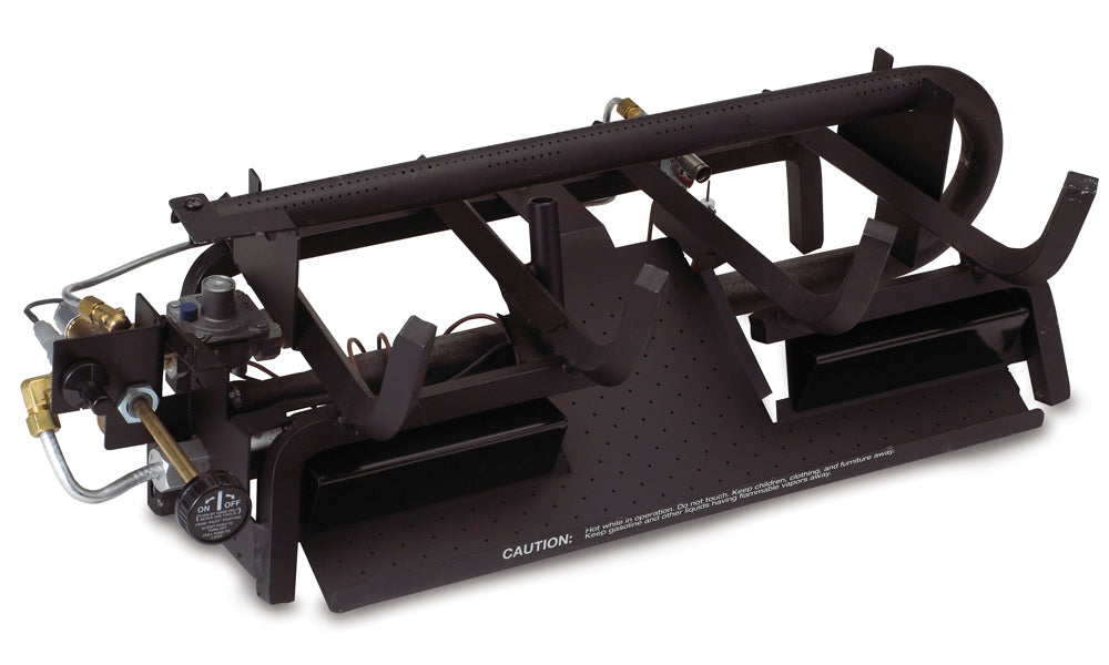 Peterson G10c Series 30" Charred Gnarled Split Vent Free Gas Log Set